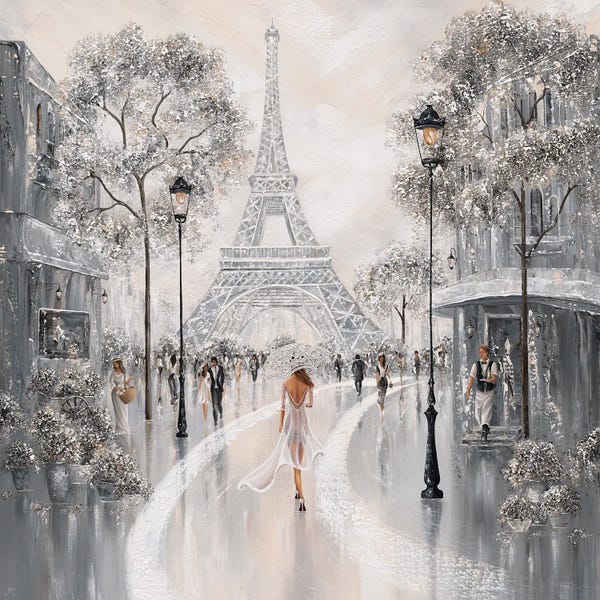 Streets: Eiffel Tower, Flair Of Paris - Square by Isabella Karolewicz