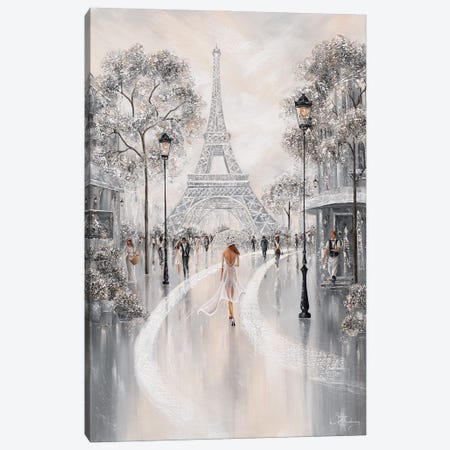 Eiffel Tower, Flair Of Paris - Portrait Canvas Print #IKW108} by Isabella Karolewicz Canvas Print