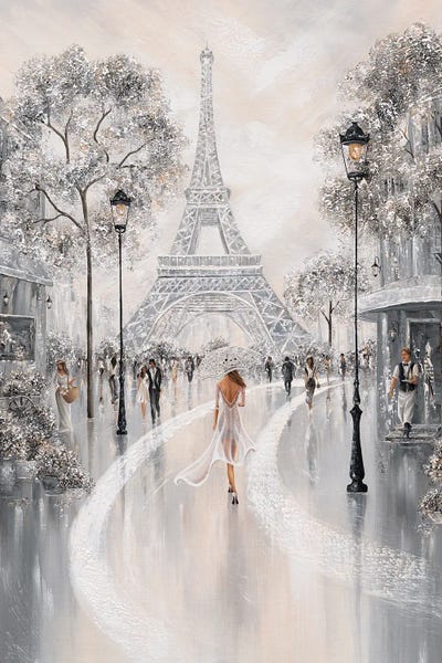 Wall Art: Eiffel Tower, Flair Of Paris - Portrait by Isabella Karolewicz