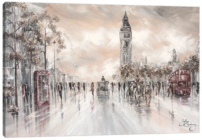 Big Ben, London - Landscape Canvas Art Print - Isabella Karolewicz
