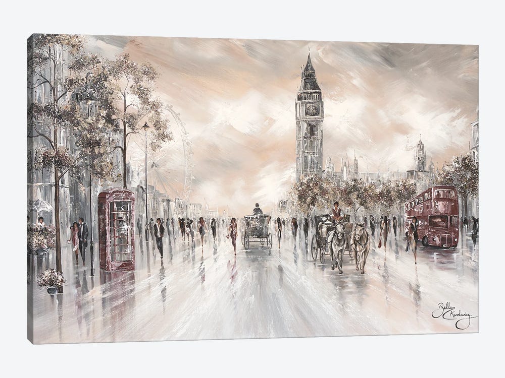 Big Ben, London - Landscape by Isabella Karolewicz 1-piece Canvas Wall Art