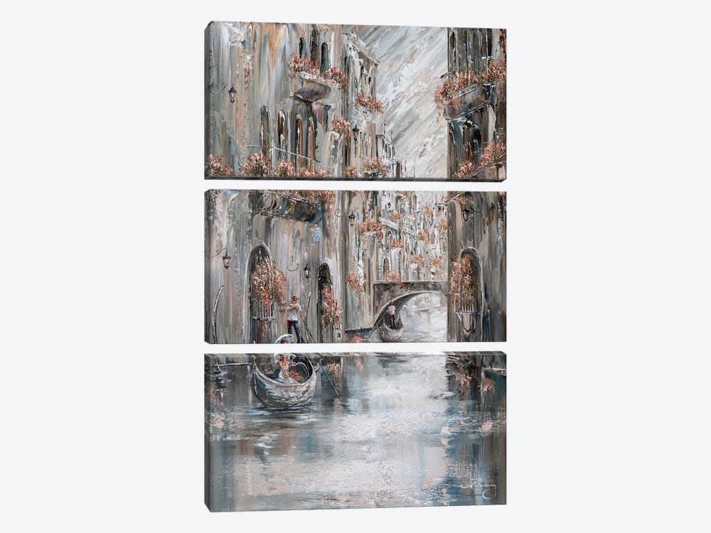 Journey, Venice Charm - Portrait by Isabella Karolewicz 3-piece Canvas Art