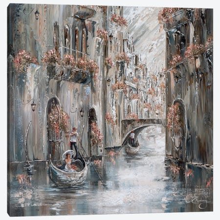 Journey, Venice Charm - Square Canvas Print #IKW121} by Isabella Karolewicz Art Print