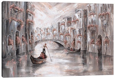 Adored, Venice Charm - Landscape Canvas Art Print - Isabella Karolewicz