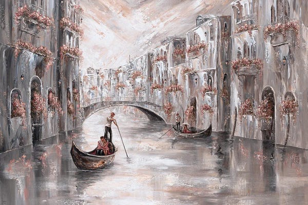 By Water: Adored, Venice Charm - Landscape by Isabella Karolewicz