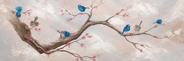 Shabby Chic Décor: Fairy Wren, Ventures by Isabella Karolewicz