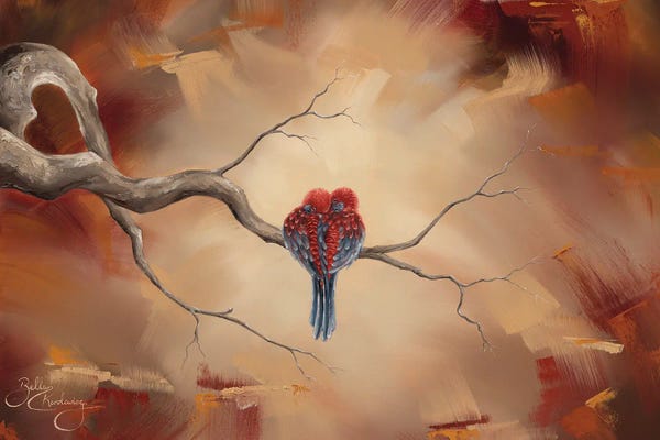 Hearts: Twin Flame - Landscape by Isabella Karolewicz