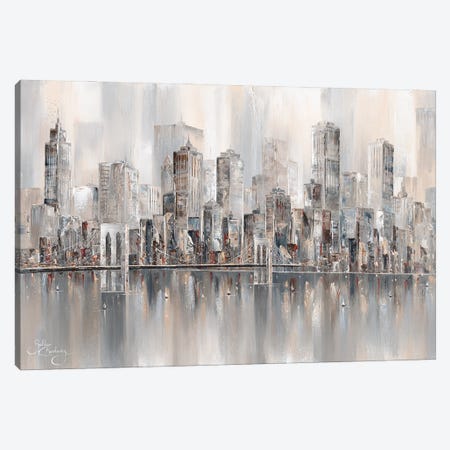 Illusions, New York Skyline II Canvas Print #IKW13} by Isabella Karolewicz Art Print