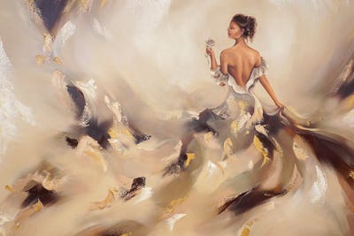 Harmony - Square by Isabella Karolewicz metal wall art