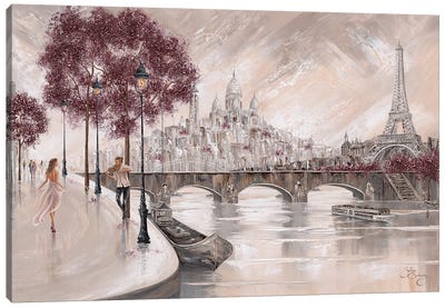 Captured By Melody - Landscape Canvas Art Print - Paris Art