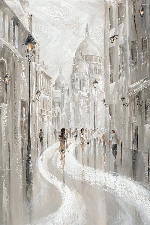 Monte Martre Streetscene, Paris