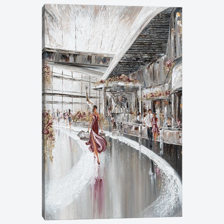 Shop Until I Drop Canvas Print #IKW216} by Isabella Karolewicz Canvas Art