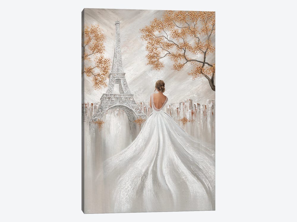 Eiffel Elegance, Paris Flair by Isabella Karolewicz 1-piece Canvas Wall Art