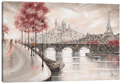 Breathless Melody II Canvas Art Print - Urban River, Lake & Waterfront Art