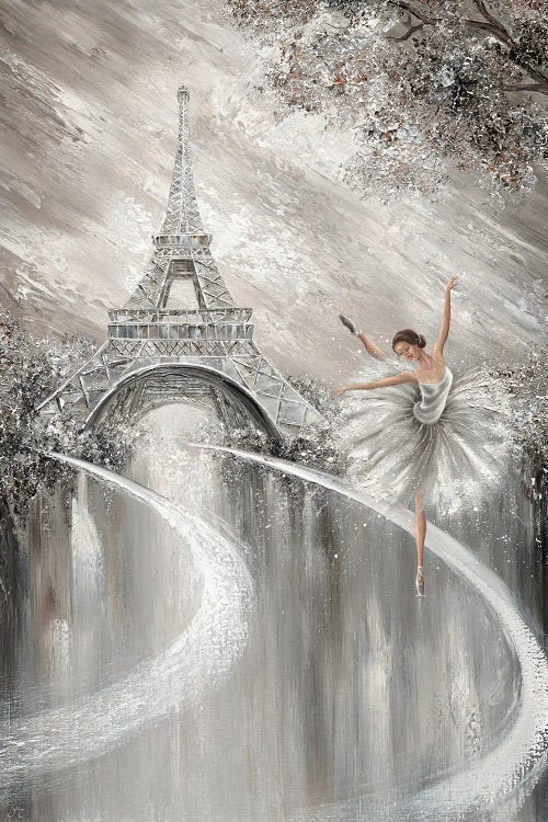 Tutu Twirl, Paris Flair by Isabella Karolewicz wall art