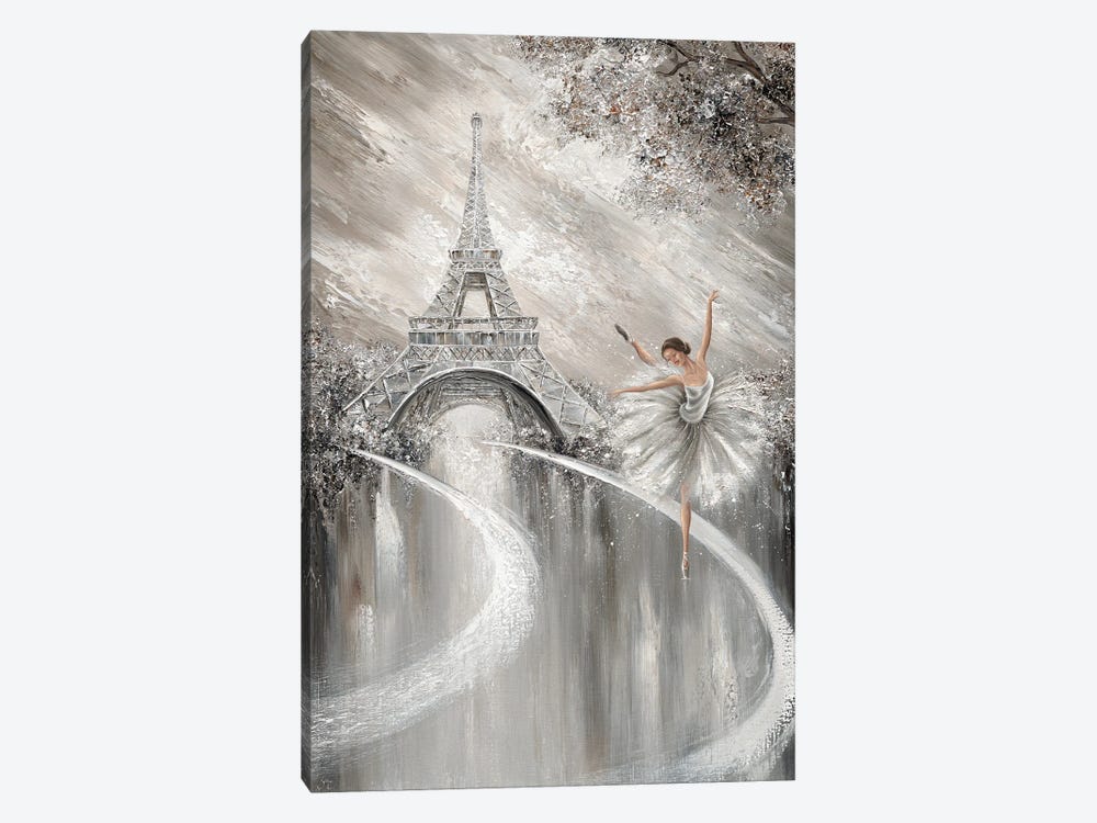 Tutu Twirl, Paris Flair by Isabella Karolewicz 1-piece Canvas Wall Art