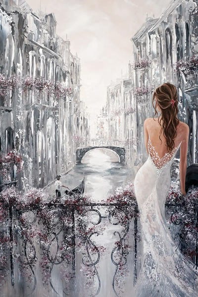 Large Scenic & Landscape Art - Canvas Prints: Sweet Aroma, Venice Charm by Isabella Karolewicz
