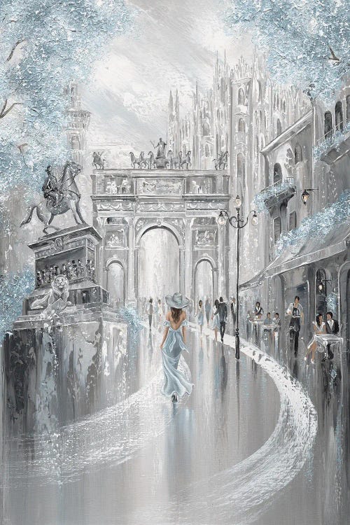 Sky Blue Milan by Isabella Karolewicz wall art