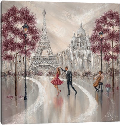 Twirl, Paris Dance II Canvas Art Print - Isabella Karolewicz