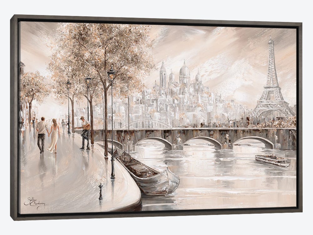 Together In Paris II Canvas Art by Isabella Karolewicz | iCanvas