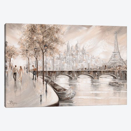 Together In Paris II Canvas Print #IKW42} by Isabella Karolewicz Canvas Wall Art