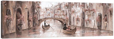 Tranquility, Venice Charm Canvas Art Print - Panoramic Cityscapes
