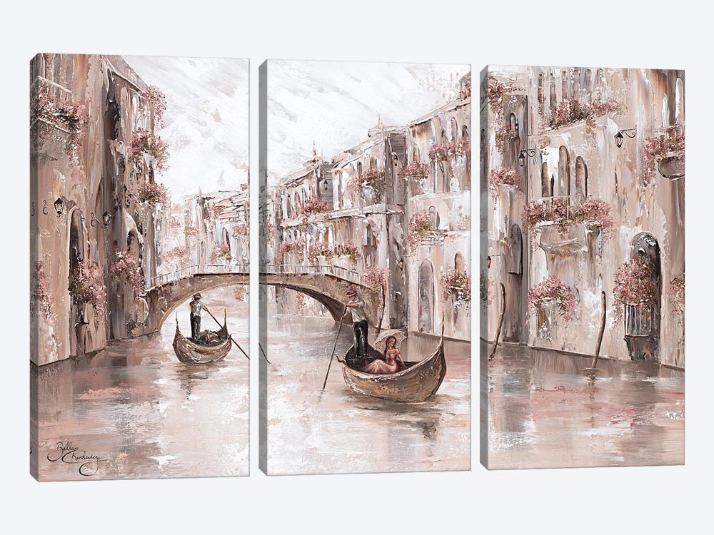 Tranquility, Venice Charm II by Isabella Karolewicz 3-piece Canvas Artwork