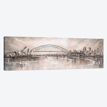 Sydney Skyline Canvas Print #IKW48} by Isabella Karolewicz Canvas Art