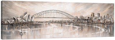 Sydney Skyline Canvas Art Print - Isabella Karolewicz