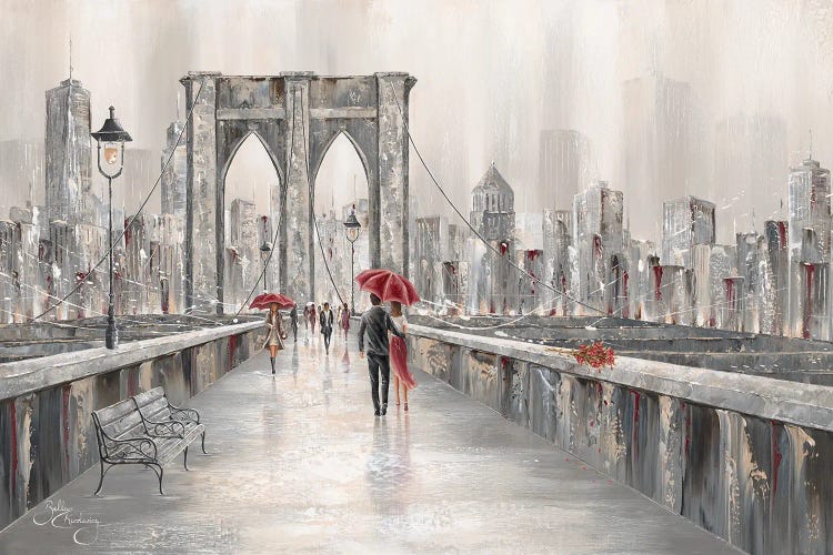 Roses, Brooklyn Bridge by Isabella Karolewicz wall art