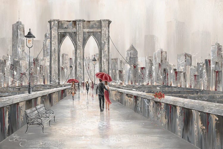 Roses, Brooklyn Bridge by Isabella Karolewicz wall art