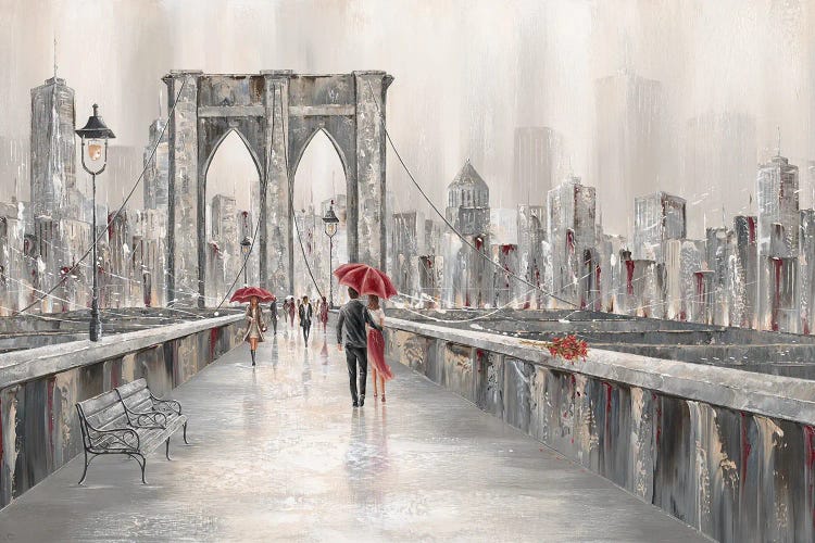 Roses, Brooklyn Bridge by Isabella Karolewicz wall art