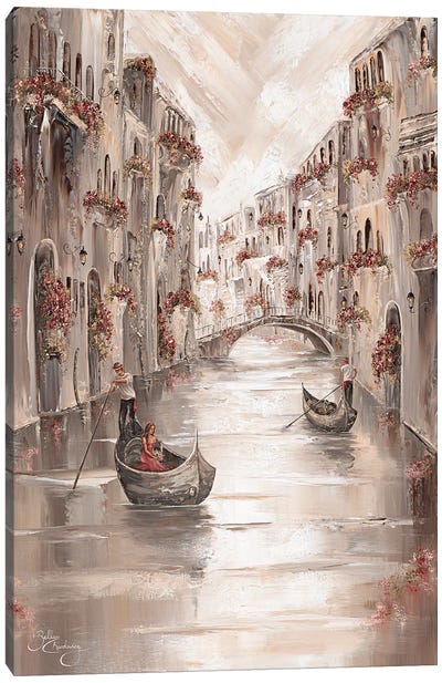 Pretty Peace, Venice Charm Canvas Art Print - Isabella Karolewicz