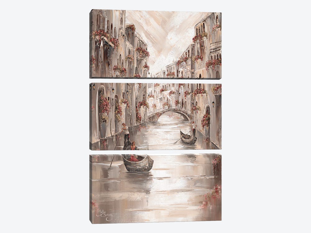 Pretty Peace, Venice Charm by Isabella Karolewicz 3-piece Canvas Wall Art