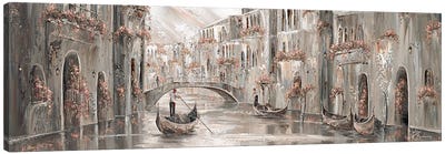 Mystical, Venice Charm Canvas Art Print - Urban River, Lake & Waterfront Art