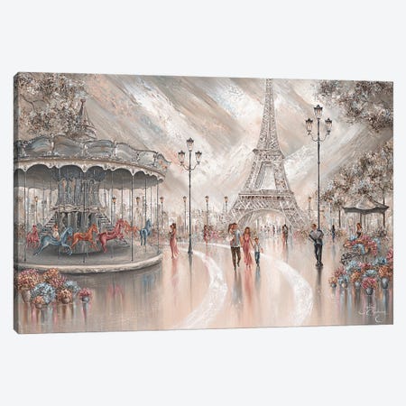 Joy, Paris Flair Canvas Print #IKW66} by Isabella Karolewicz Art Print