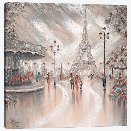 Joy, Paris Flair II Canvas Print #IKW67} by Isabella Karolewicz Art Print