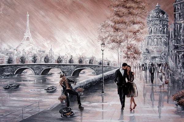 Romantic Bedroom (Couples): Love Is In The Air by Isabella Karolewicz