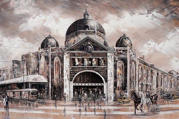 Streets: Melbourne Vibes, Flinders Station - Neutral by Isabella Karolewicz
