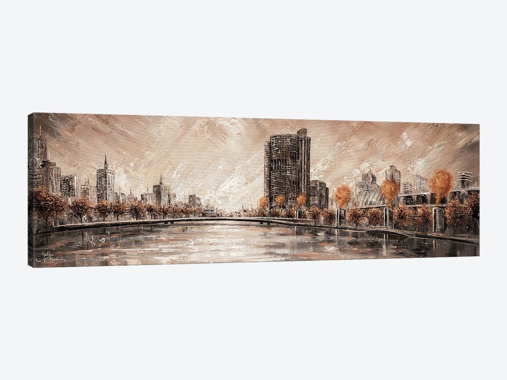 Melbourne Vibes, Yarra River by Isabella Karolewicz 1-piece Canvas Art