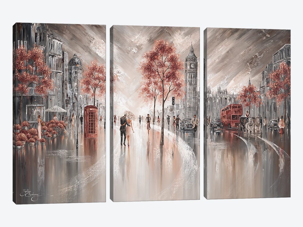 London Luxe by Isabella Karolewicz 3-piece Canvas Print