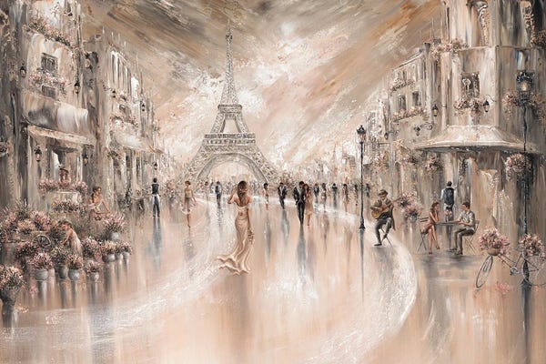 Streets: Harmony, Paris Flair - Landscape by Isabella Karolewicz