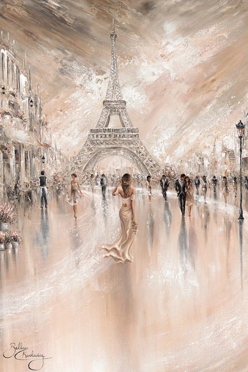 Harmony, Paris Flair - Portrait by Isabella Karolewicz wall art