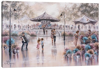 Happiness - Landscape Canvas Art Print - Amusement Parks