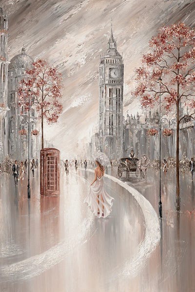 Towers: Gentle Breeze, London - Landscape by Isabella Karolewicz