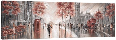 London Luxe II Canvas Art Print - Panoramic Cityscapes