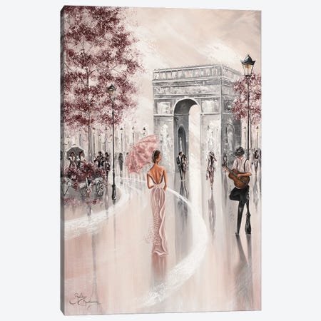 Glimpse, Paris Flair - Portrait Canvas Print #IKW91} by Isabella Karolewicz Art Print