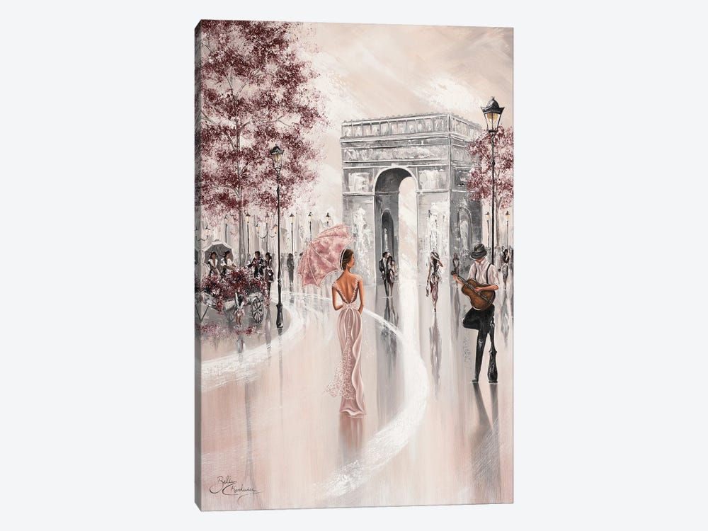Glimpse, Paris Flair - Portrait by Isabella Karolewicz 1-piece Canvas Wall Art