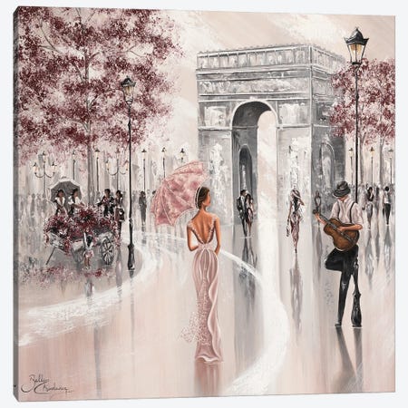 Glimpse, Paris Flair - Square Canvas Print #IKW92} by Isabella Karolewicz Art Print