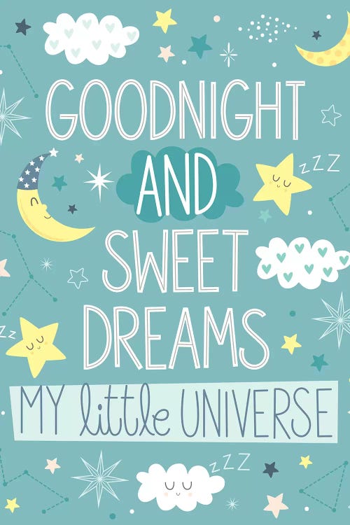 Baby My Little Universe II by Ilis Aviles wall art